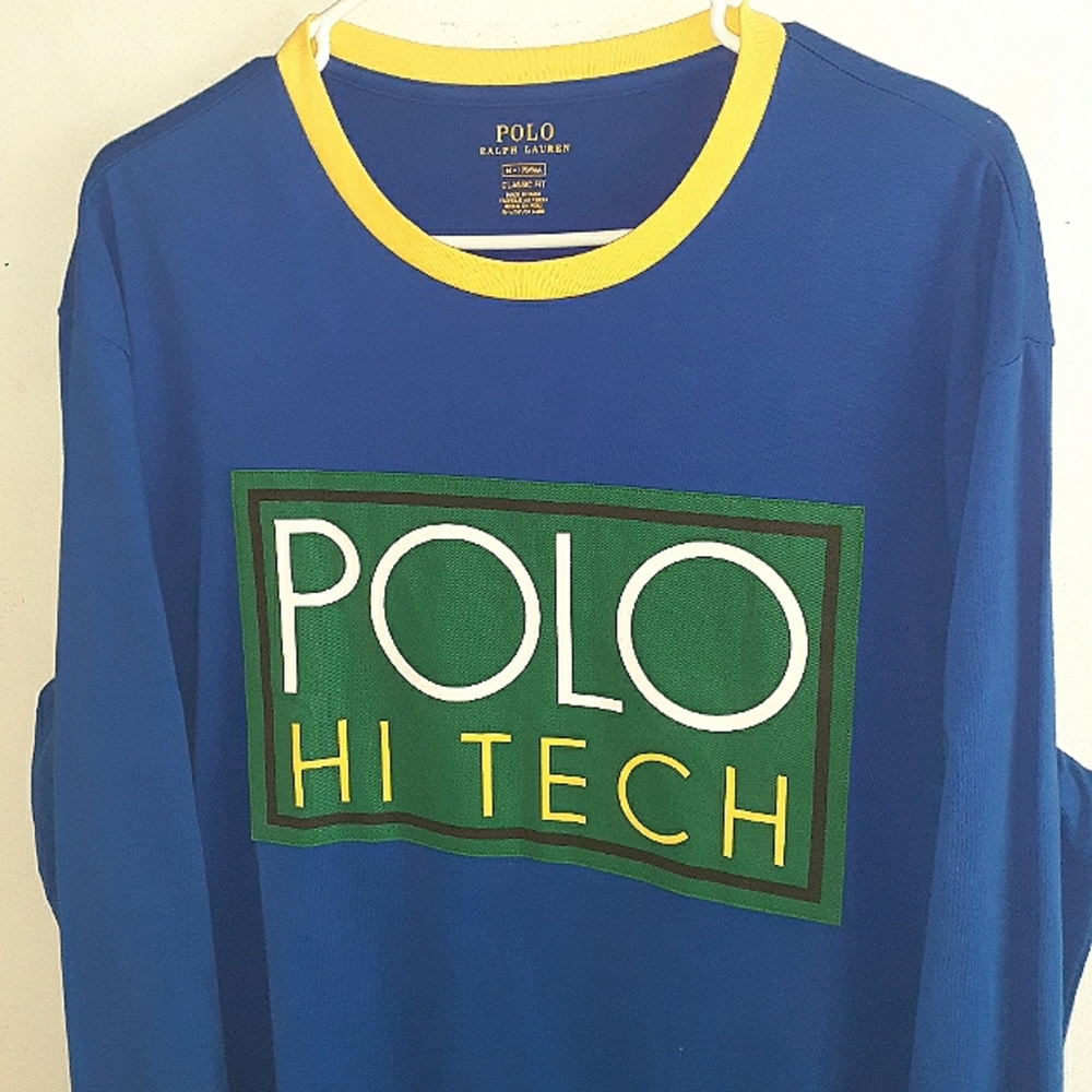 Polo RL "Hi-tech - 50th anniversary- snow beach revival" LS 3D patch tee